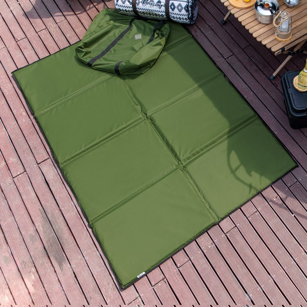 카키올리브 폴딩 캠핑매트 (140x200x2cm)